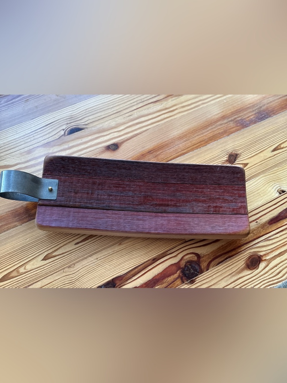 🍷 Reclaimed Wine Barrel Stave Charcuterie & Serving Board